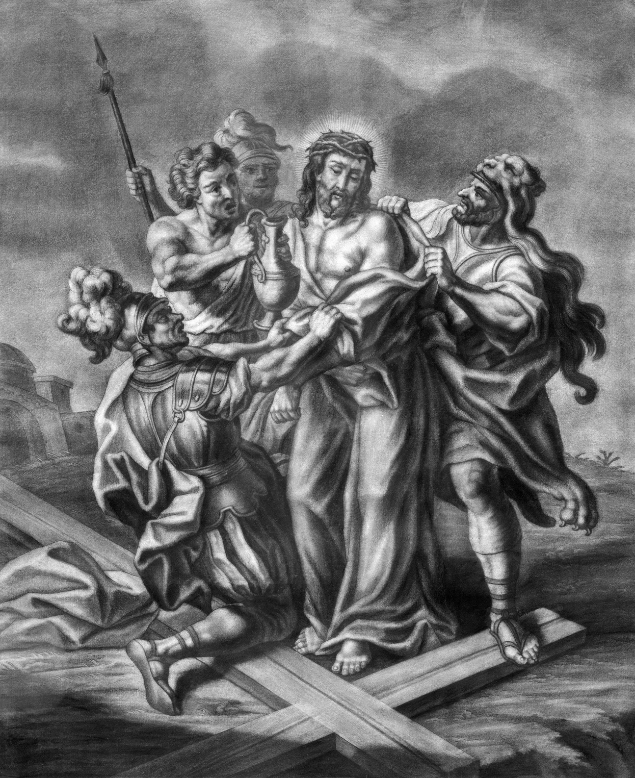 Vienna – The Jesus Stripped of His Garments old lithography | The 147th ...