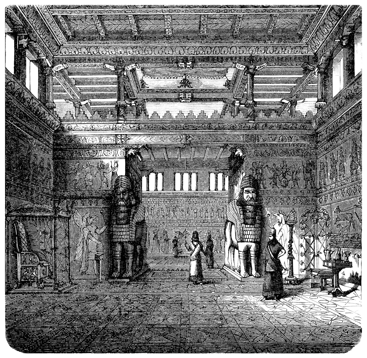 Assyria : Inside Royal Palace – Ninive | The 147th Generation